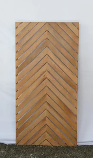 Product image 1 of the product “Coconut wood fence, model Heringbone, 90 x 180 cm height, natural. ”